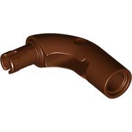 Lego Arm, Bent with Pin, Pin Hole / Reddish Brown