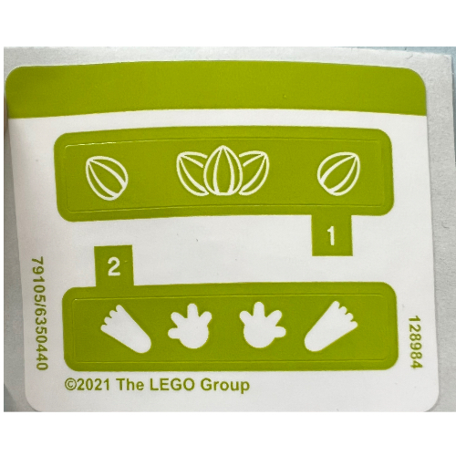 Lego Sticker Sheet for Set 40482-1 / [No Color/Any Color]