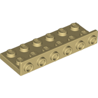 Lego Bracket 2 x 6 - 1 x 6 Inverted / Tan