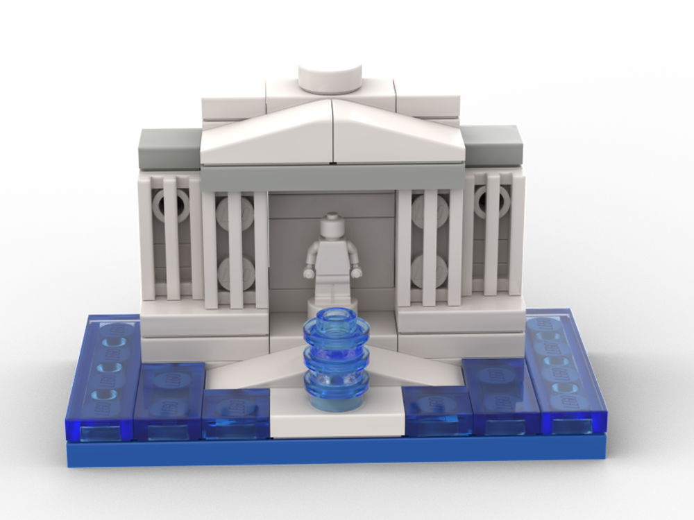 Lego mini Trevi Fountain