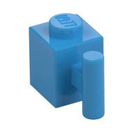 Lego Brick Special 1 x 1 with Handle / Dark Azure