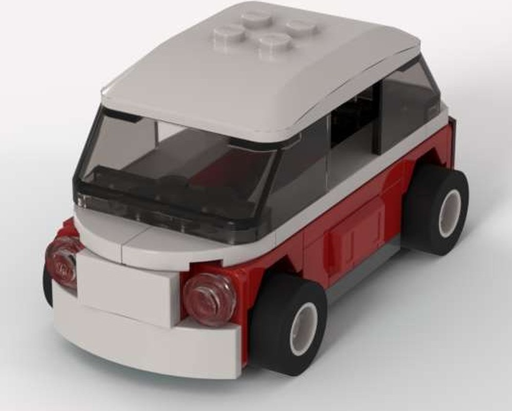 Lego Volkswagen T1-like mini car