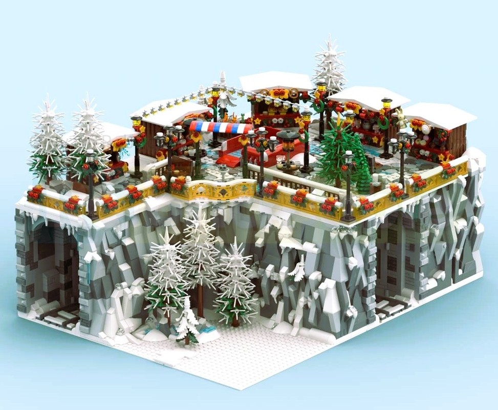 Lego Winter Village Christmas Market