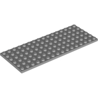 Lego Plate 6 x 16 / Light Bluish Gray