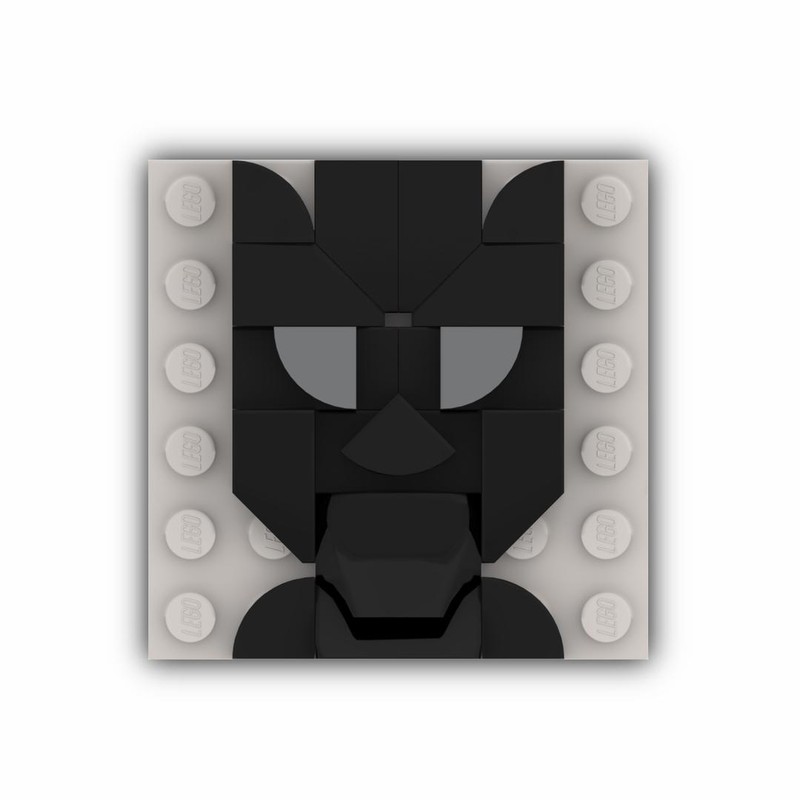 Lego Black Panther Mini Mosaic (Designed for LEGO X Levi's)