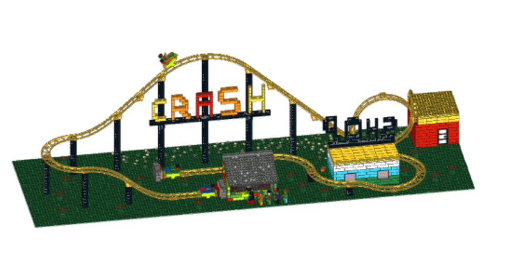 Lego Rollercoaster / Achterbahn