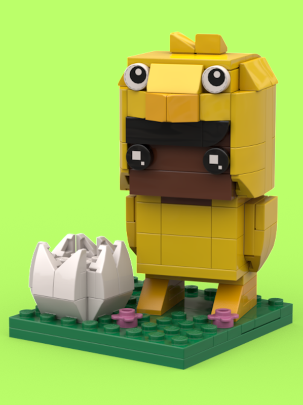 Lego Chick Suit Brickheadz