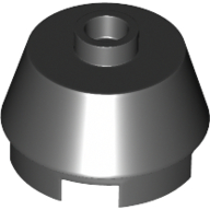 Lego Brick Round 2 x 2 Truncated Cone / Black