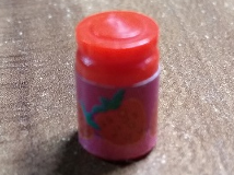 Lego Scala Accessories Jar Jam / Jelly, Label with Strawberries Pattern (Sticker) - Set 3149