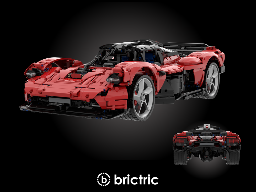 Lego Aston Martin Valkyrie (red)