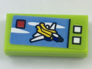 Lego Tile 1 x 2 with Miniature Set 31042 Pattern (Sticker) - Set 40178