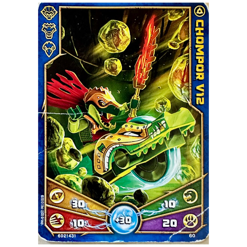 Lego Trading Card, Legends of Chima Deck #1: 60 [Chompor V12]