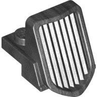 Lego Grille 1 x 2 x 2 2/3 Sloping / Pearl Titanium