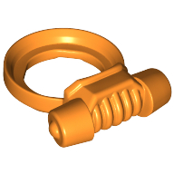 Lego Minifig Neckwear Scuba Breathing Regulator / Orange