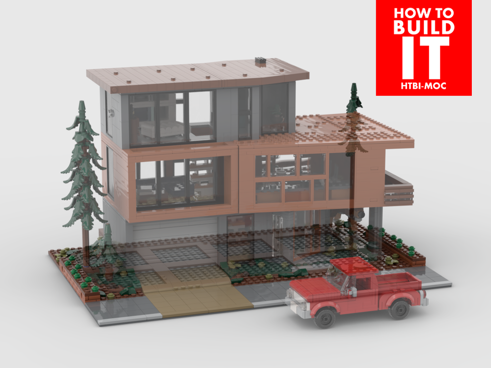 Lego Modular Display for set 21354 - Twilight The Cullen House