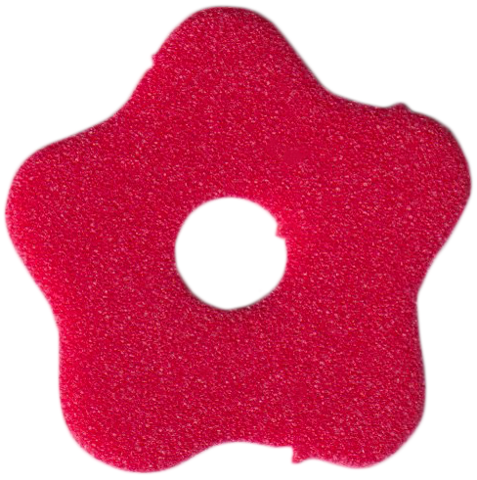 Lego Foam Part for Set 3159 - Scala Flower with 5 Petals and Hole / Red