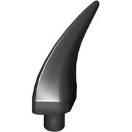 Lego Animal Body Part, Barb / Claw / Tooth / Talon / Horn, Medium / Black