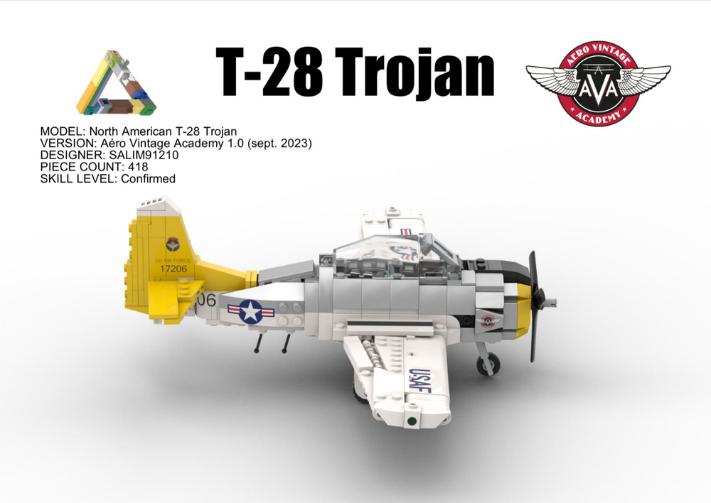 Lego North American T-28 Trojan