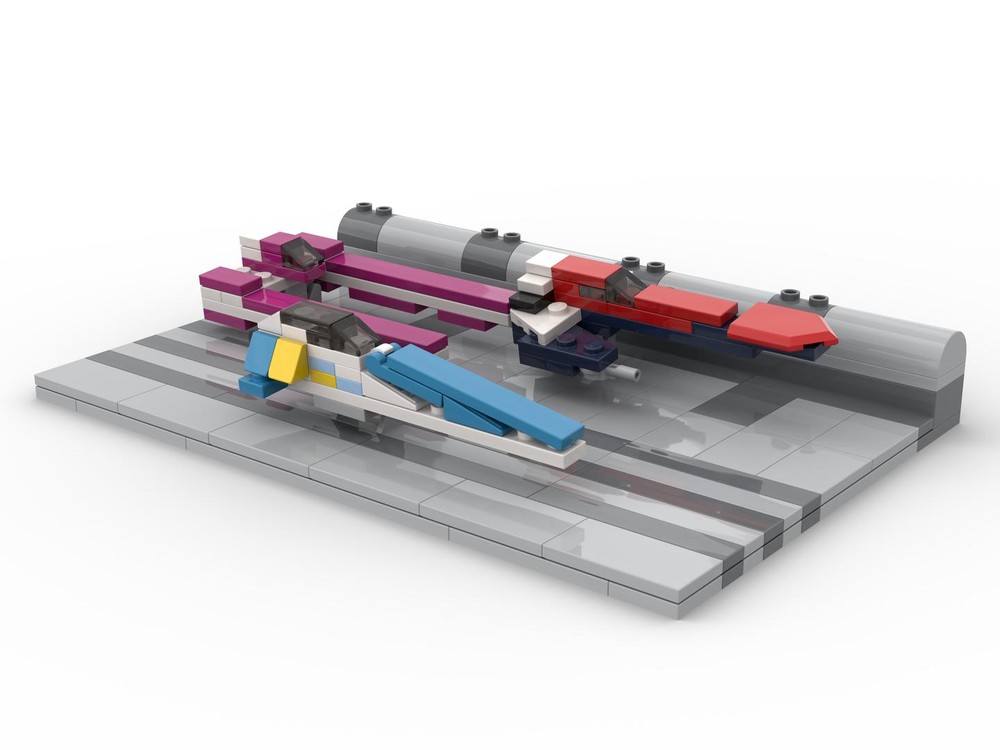 Lego Wipeout Omega Collection Diorama