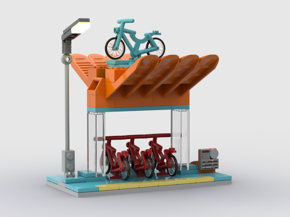 Lego Bicycle Share Station