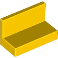 Lego Panel 1 x 2 x 1 [Square Corners] / Yellow