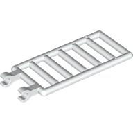 Lego Bar 7 x 3 with Double Clips (Ladder) [Round Clips] / White