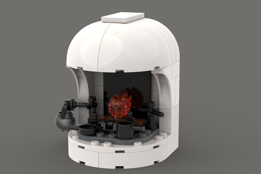 Lego The chimney of the moving castle