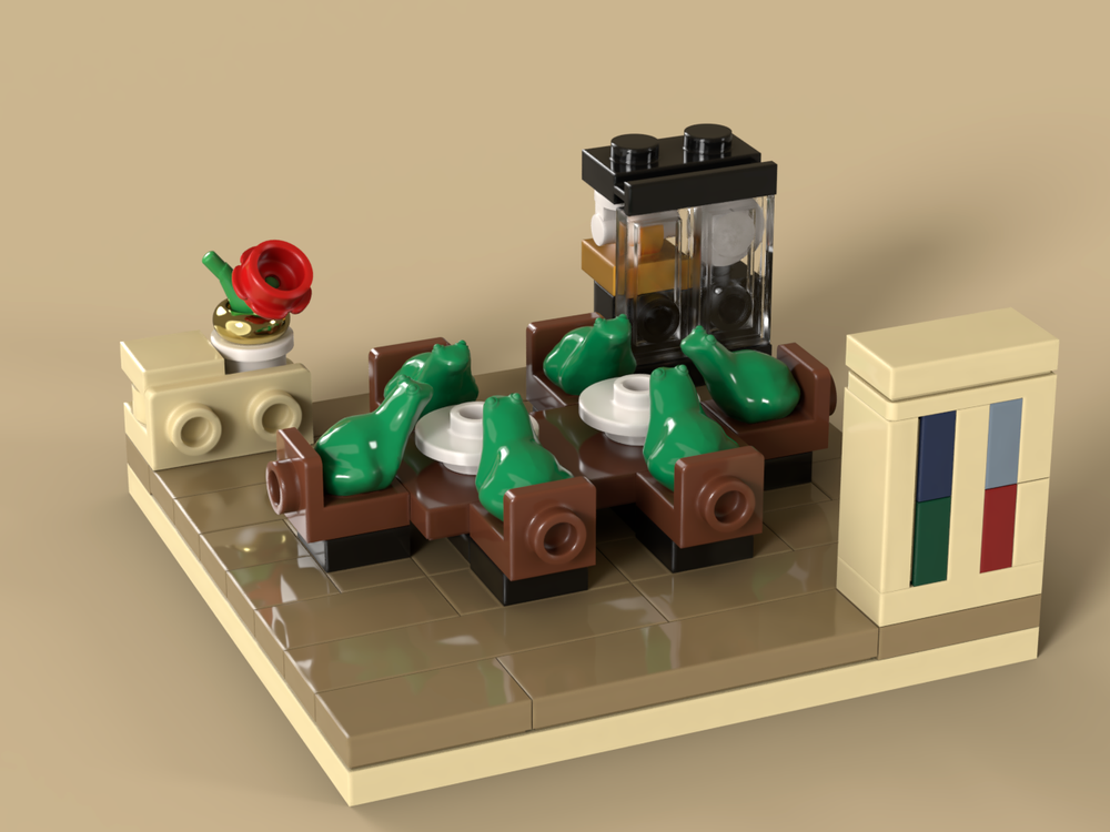 Lego Frog Dining Room