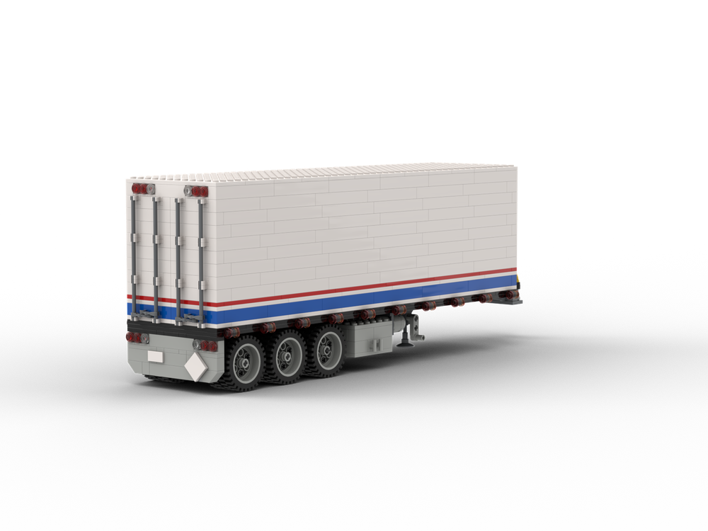 Lego Model Team 5580-4 Box Trailer