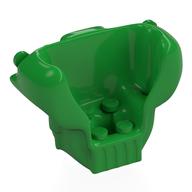 Lego Brick Special, Mech Body 3 x 6 x 4 / Bright Green