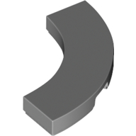 Lego Tile 3 x 3 Curved, Macaroni