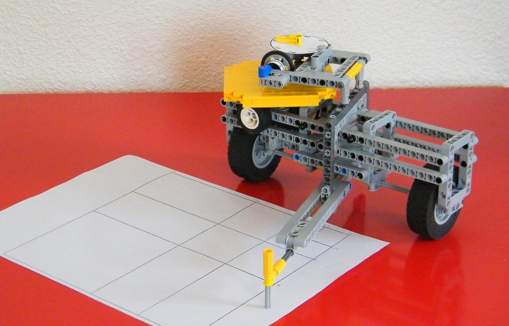 Lego Orthogonal Planimeter