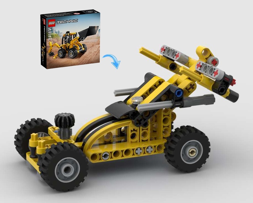 Lego Armored Car 42197 Alternate Build