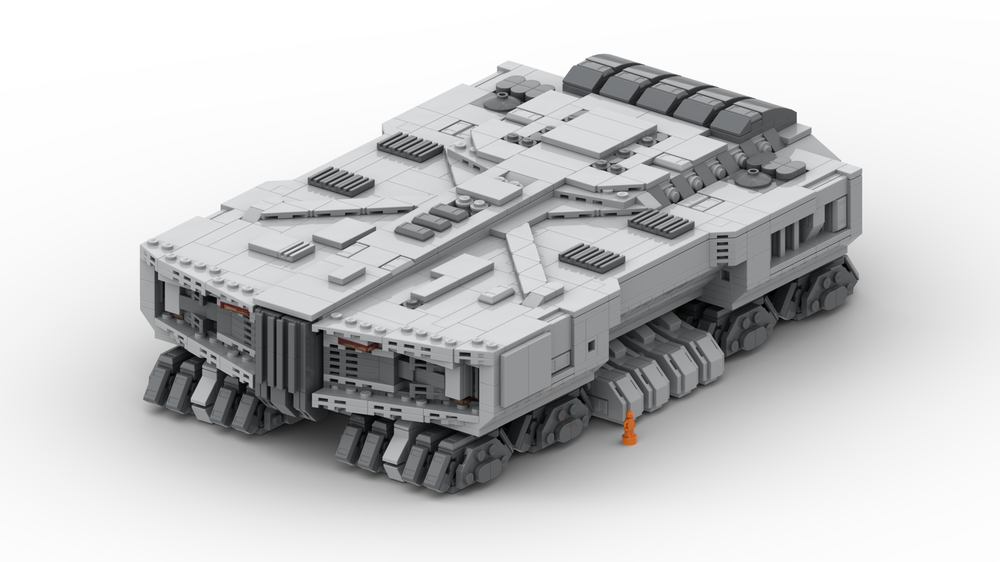 Lego Dune Spice Harvester V2 (with interior)