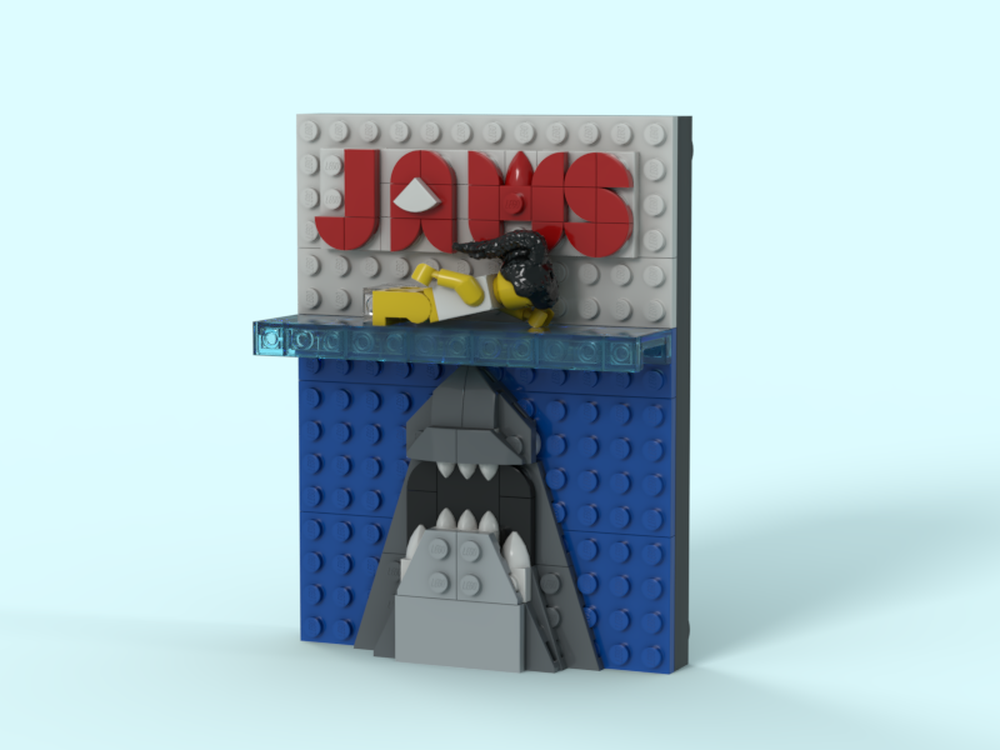 Lego JAWS Poster