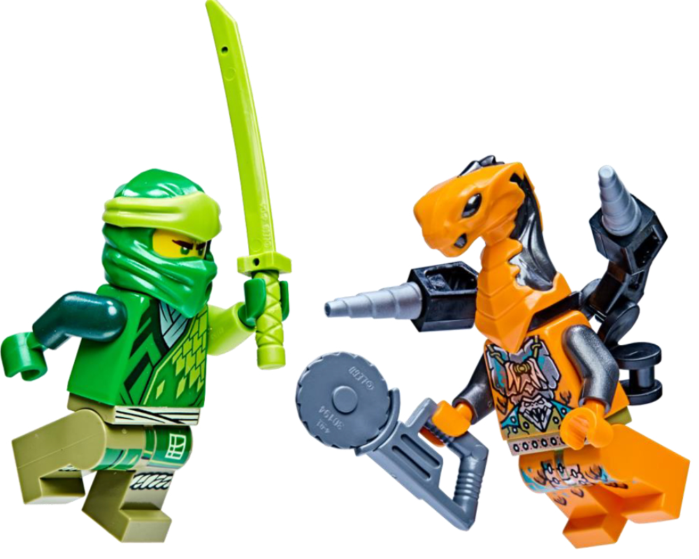 Lego Lloyd vs. Cobra Mechanic