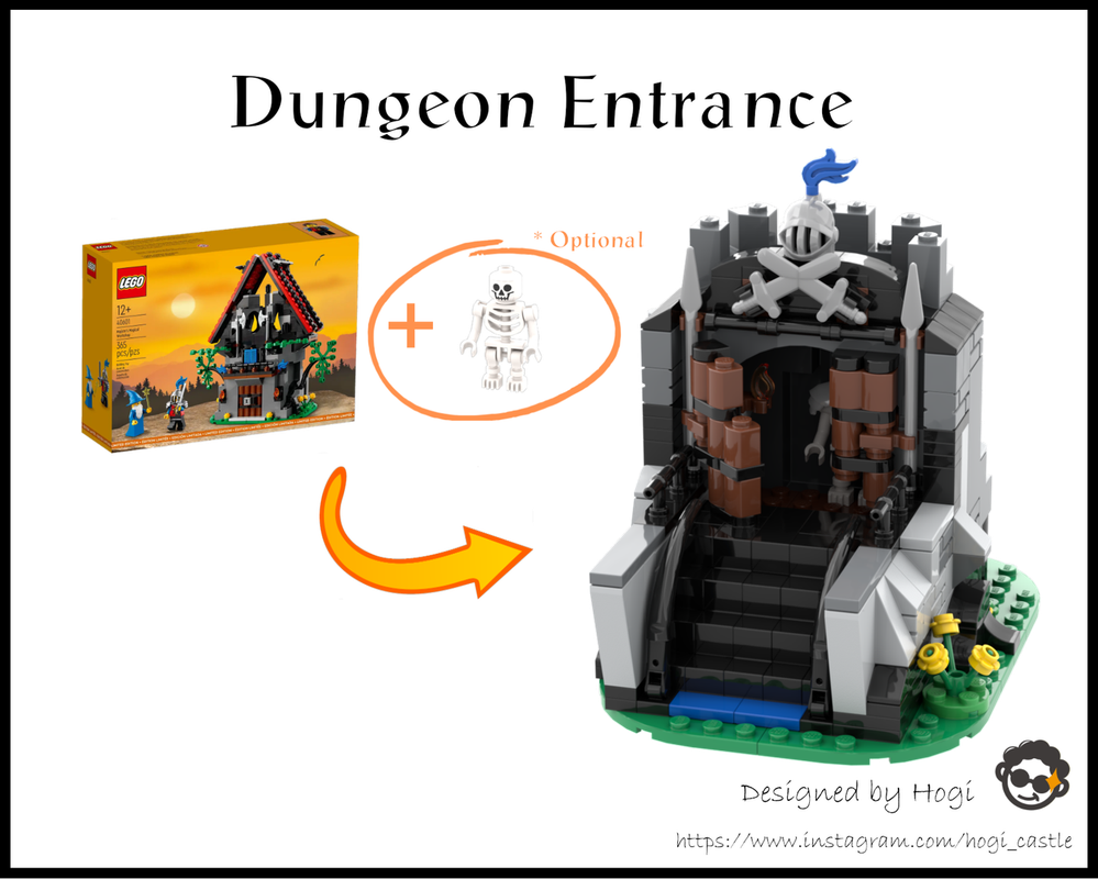 Lego Dungeon Entrance (40601 Alternate build)