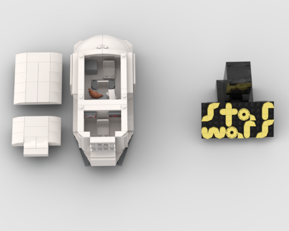 Lego senator bail Organa's cruise shuttle