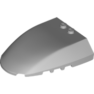 Lego Windscreen 6 x 7 x 1 1/3 / Light Bluish Gray