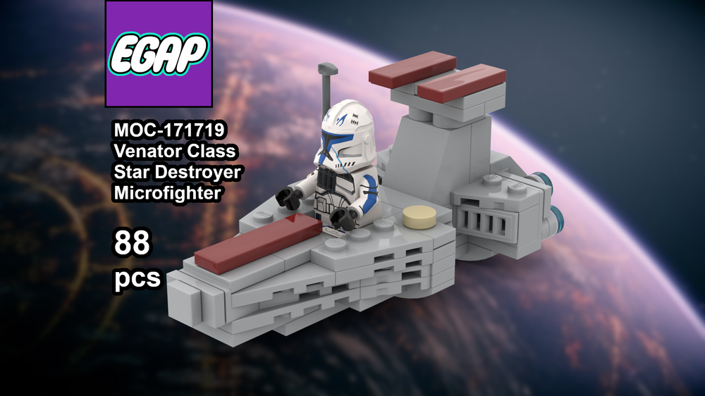 Lego Venator Class Star Destroyer Microfighter