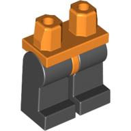 Lego Hips and Black Legs / Orange