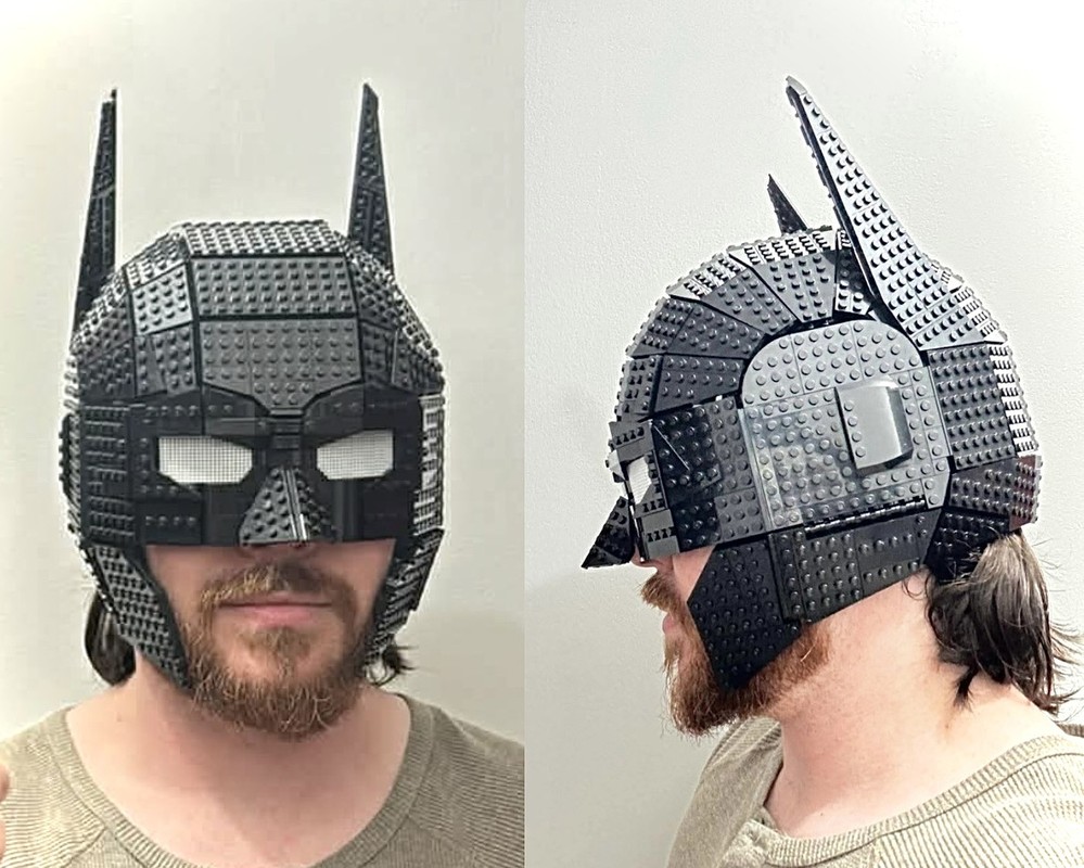 Lego Wearable Bat-man Cowl