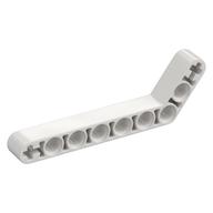 Lego Technic Beam 1 x 9 Bent (7 - 3) Thick / White