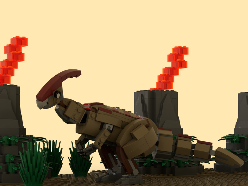 Lego Parasaurolophus