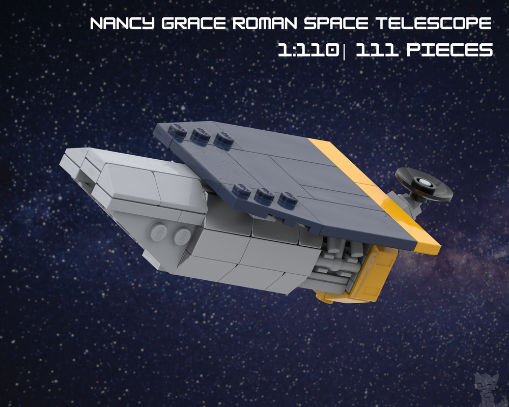 Lego Nancy Grace Roman Space Telescope | 1:110