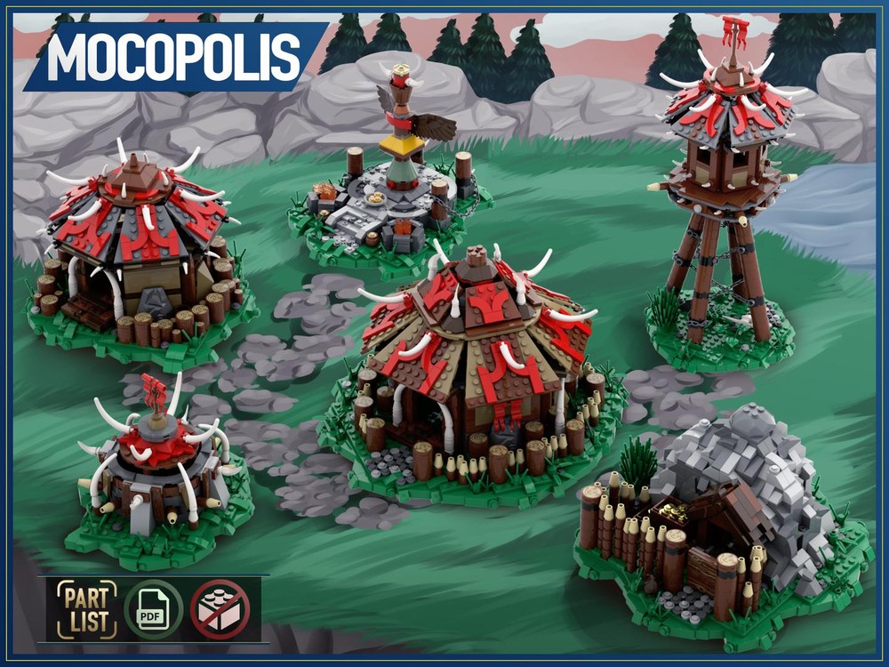 Lego WOW Fantasy Orc's (Horde) Bundle
