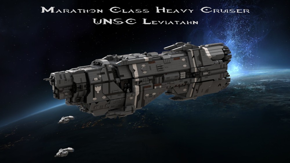 Lego Marathon-class heavy Cruiser - UNSC Leviathan