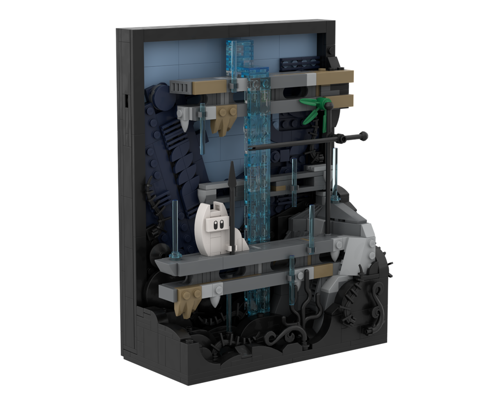 Lego Rain World Diorama