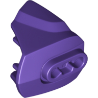 Lego Large Figure Limb Cover, Size 3, Armor with Ball Joint Socket / Dark Purple