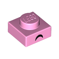 Lego Plate 1 x 1 with Black Line print